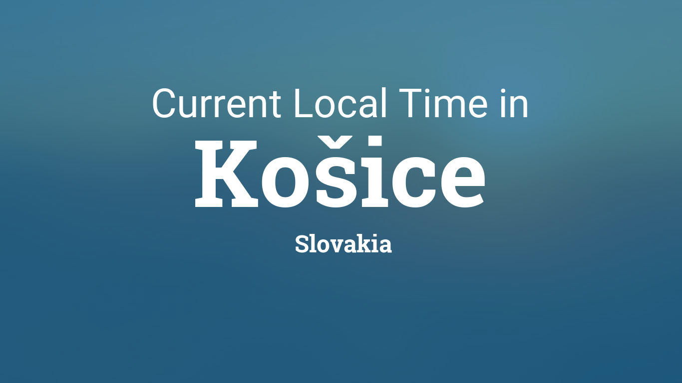Time In Slovakia